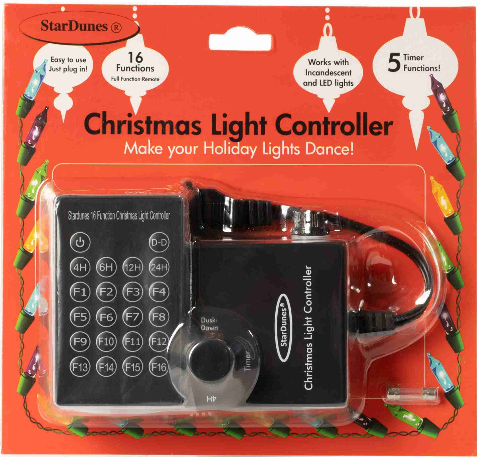 4 Channel Light Controller for Holiday Lights, Christmas Lights, Outdoor  Decorations. Create Dazzling Light Displays with Multiple Functions,  Chasing